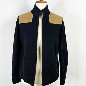 Ralph Lauren Full Zip Knit Sweater Size Medium